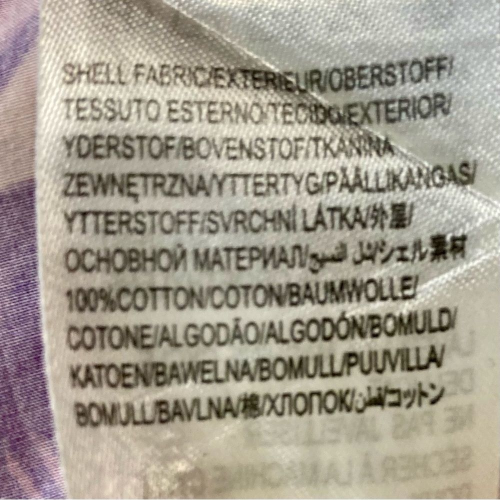 NEW FARM Rio Rainbow Chita Off Shoulder Maxi Dress Puff Sleeve Pink Floral L/XL - Picture 15 of 16